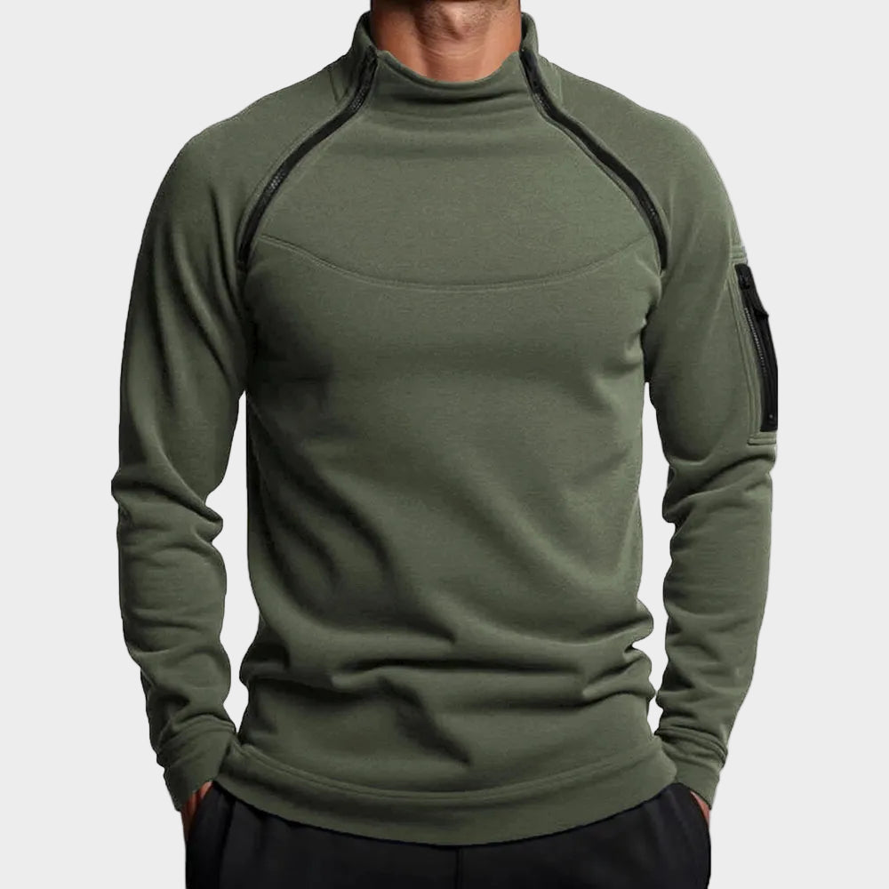 High Neck Sweatshirt