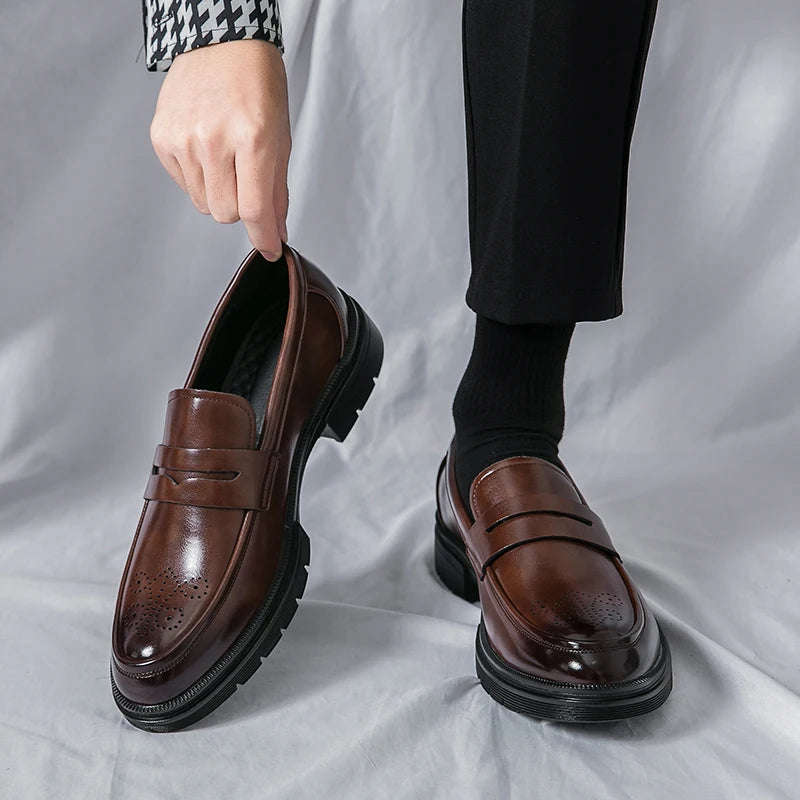 Mahogany Penny Loafer