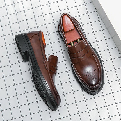 Mahogany Penny Loafer