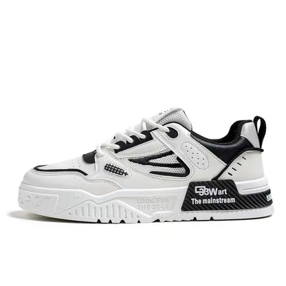 Mens Shoes Fashion Outdoor Casual Shoes Lace Up Platform Skateboard Shoe Training Shoes for Men Non Slip Sneaker Tenis Masculino