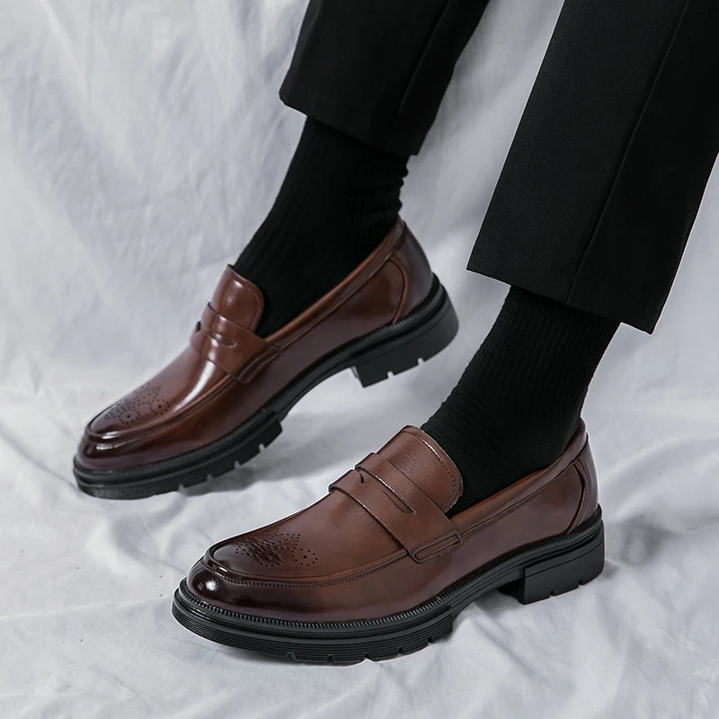 Mahogany Penny Loafer