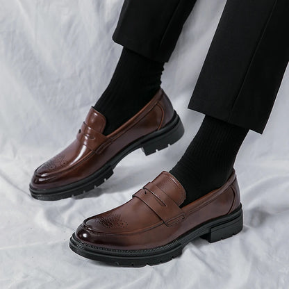 Mahogany Penny Loafer
