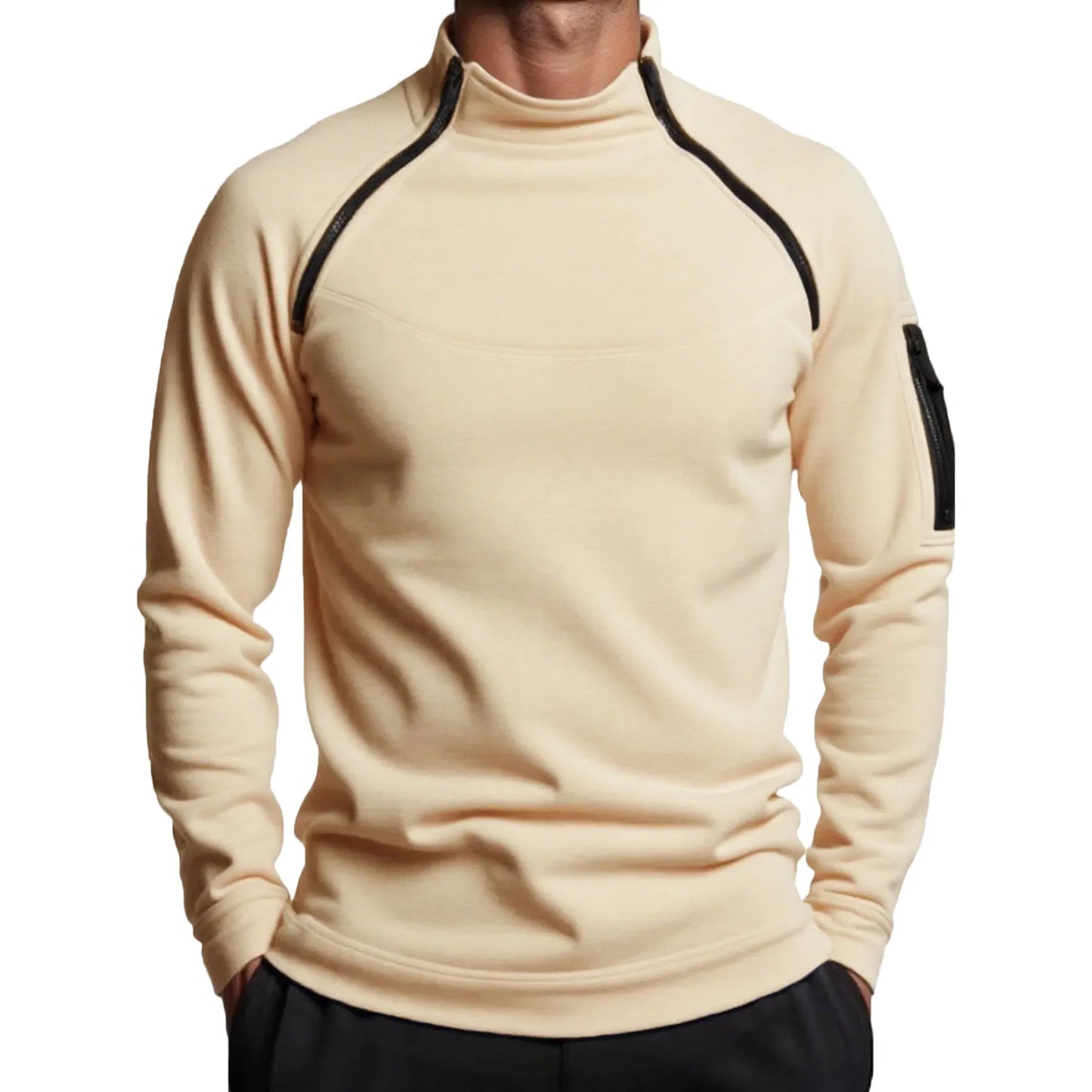 High Neck Sweatshirt