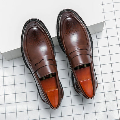 Mahogany Penny Loafer