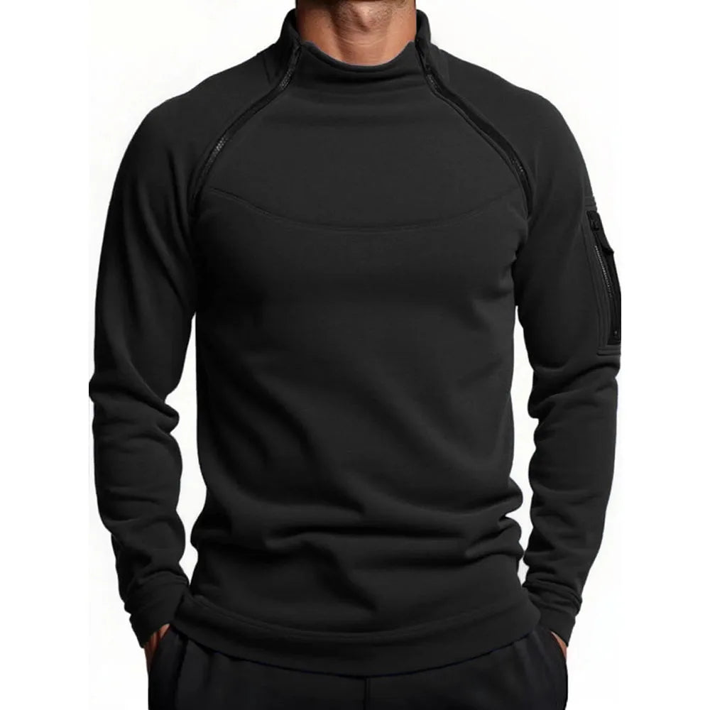 High Neck Sweatshirt